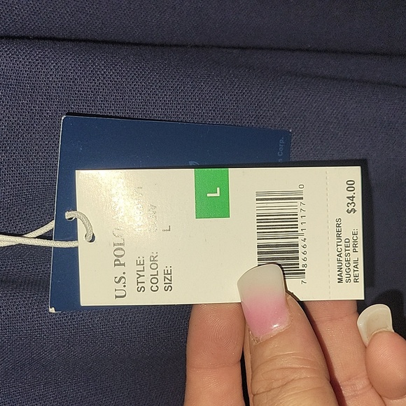 U.S. Polo NWT Navy Blue Polo shirt - Picture 4 of 6
